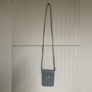 Crossbody Wallet Touch Screen Cell Phone Purse with Lanyard Leather Handbag Case